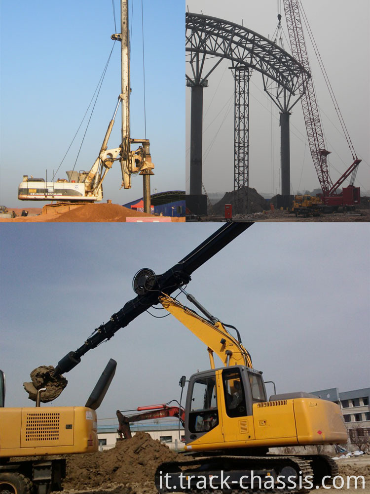 Crawler Track Chassis per impianti di perforazione rotante